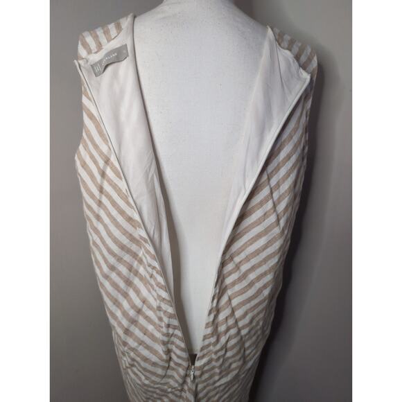 Everlane linen The Bias Cut striped sleeveless dress - Picture 4 of 8